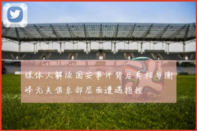 媒体人解读国安事件背后真相与谢峰无关俱乐部层面遭遇指控